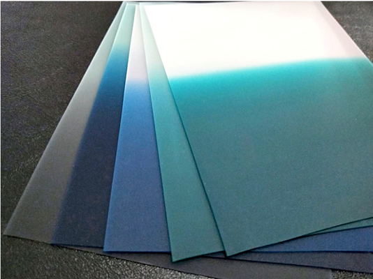Faixa colorida 100% resina fresca PVB filme intercalar 0,76 mm para vidro de segurança de pára-brisa