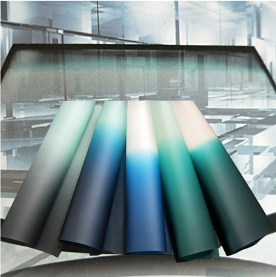 Faixa colorida 100% resina fresca PVB filme intercalar 0,76 mm para vidro de segurança de pára-brisa